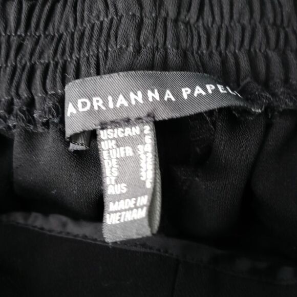 Adrianna Papell black wide leg pants size 2 - Picture 4 of 6